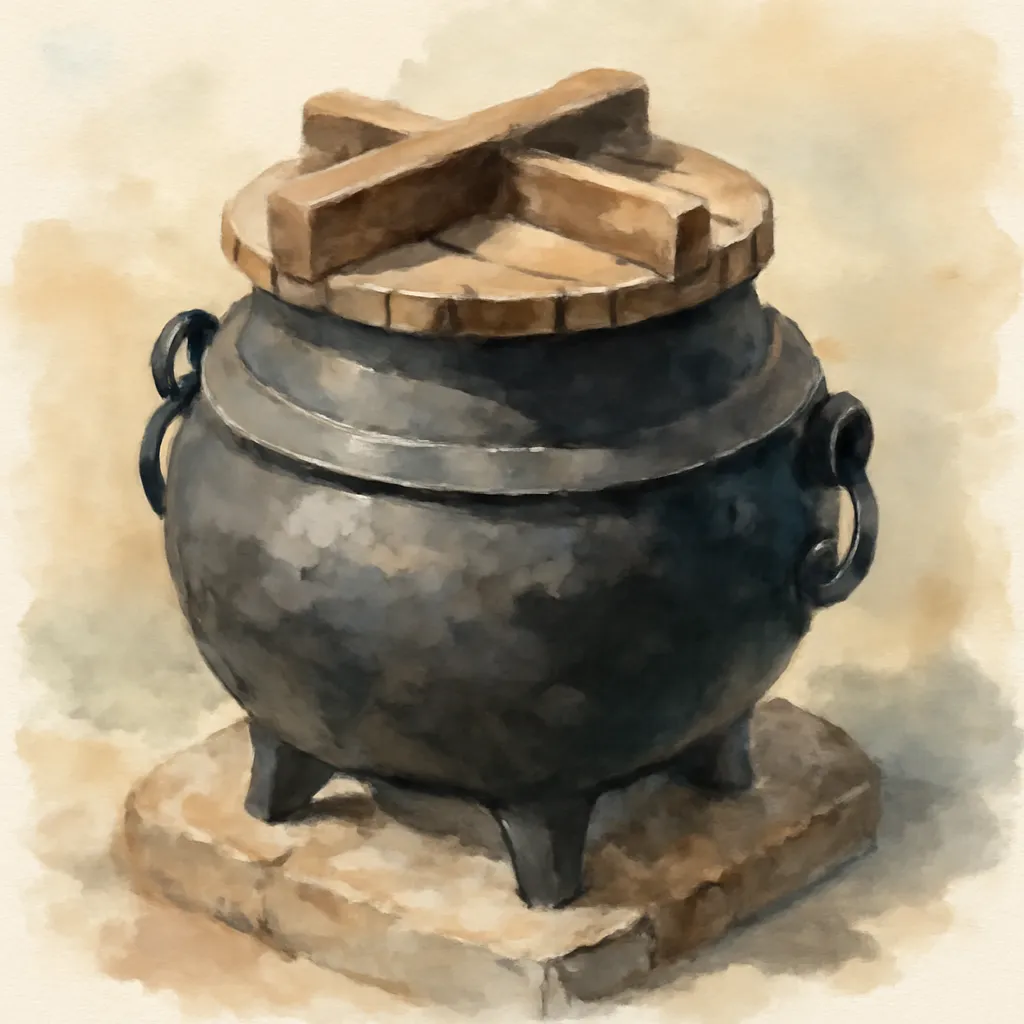 「釜」のイラスト