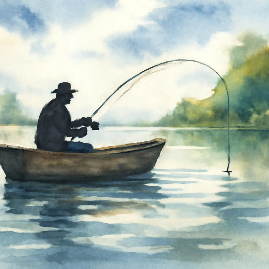 「釣」のイラスト