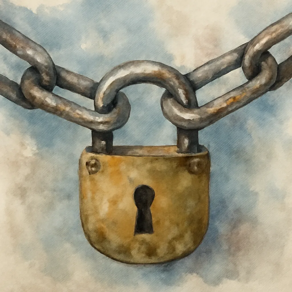 「鎖」のイラスト