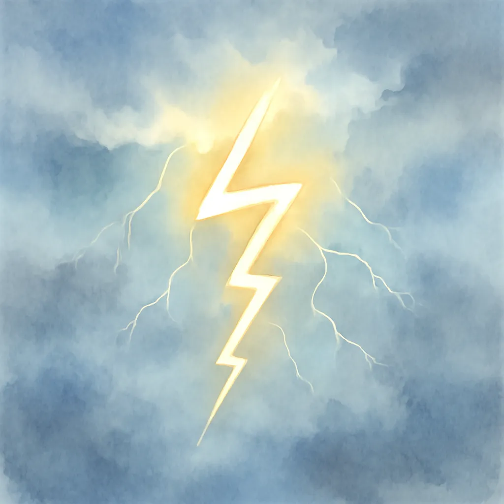 「閃」のイラスト