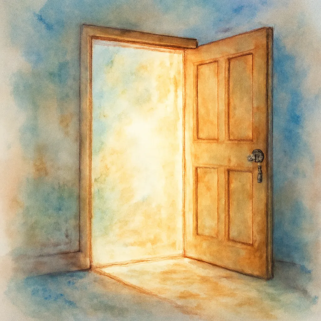 「開」のイラスト