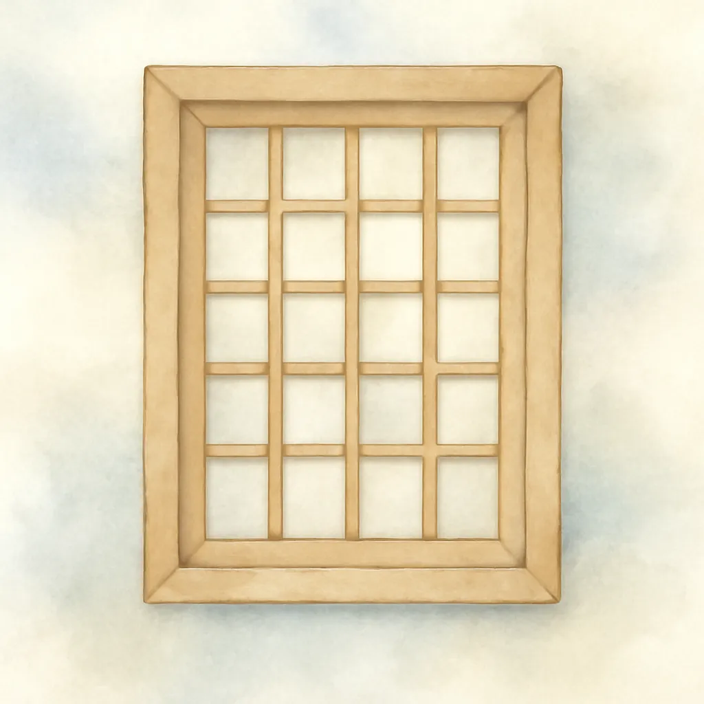 「閑」のイラスト