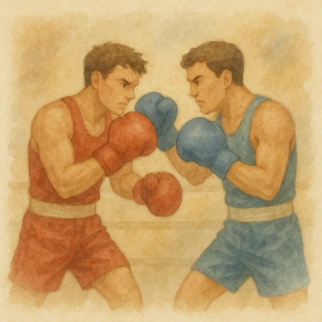 「闘」のイラスト