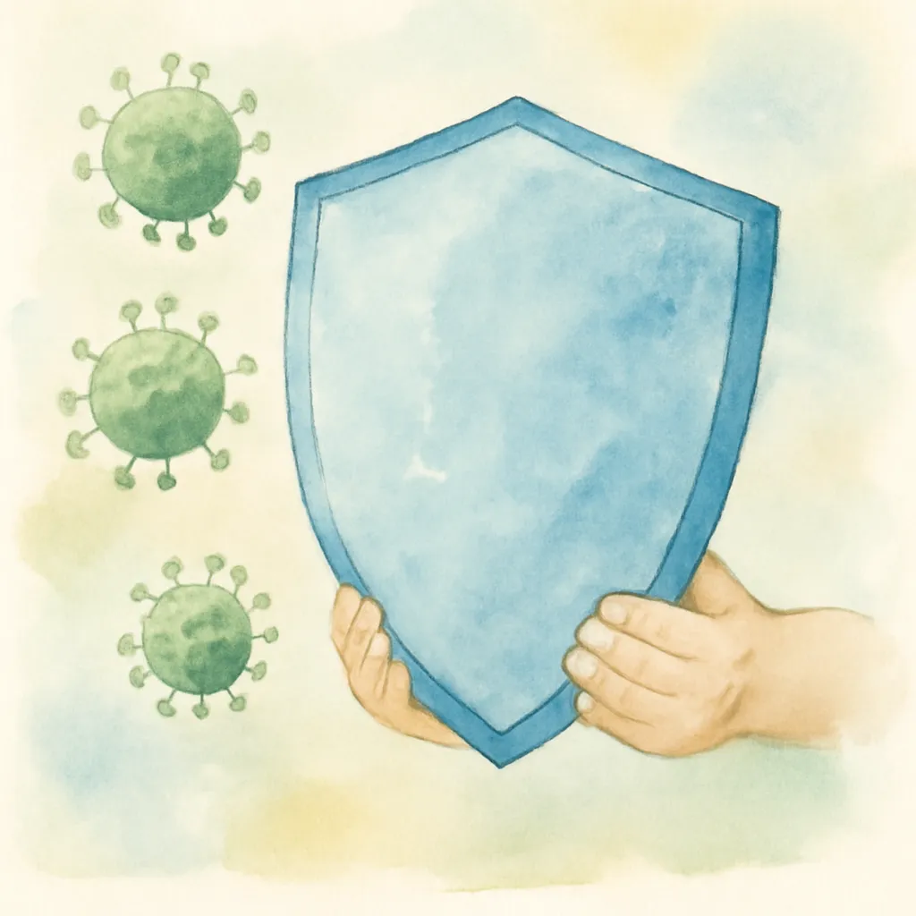 「防」のイラスト