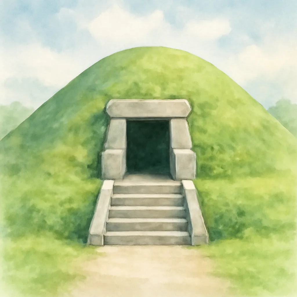 「陵」のイラスト