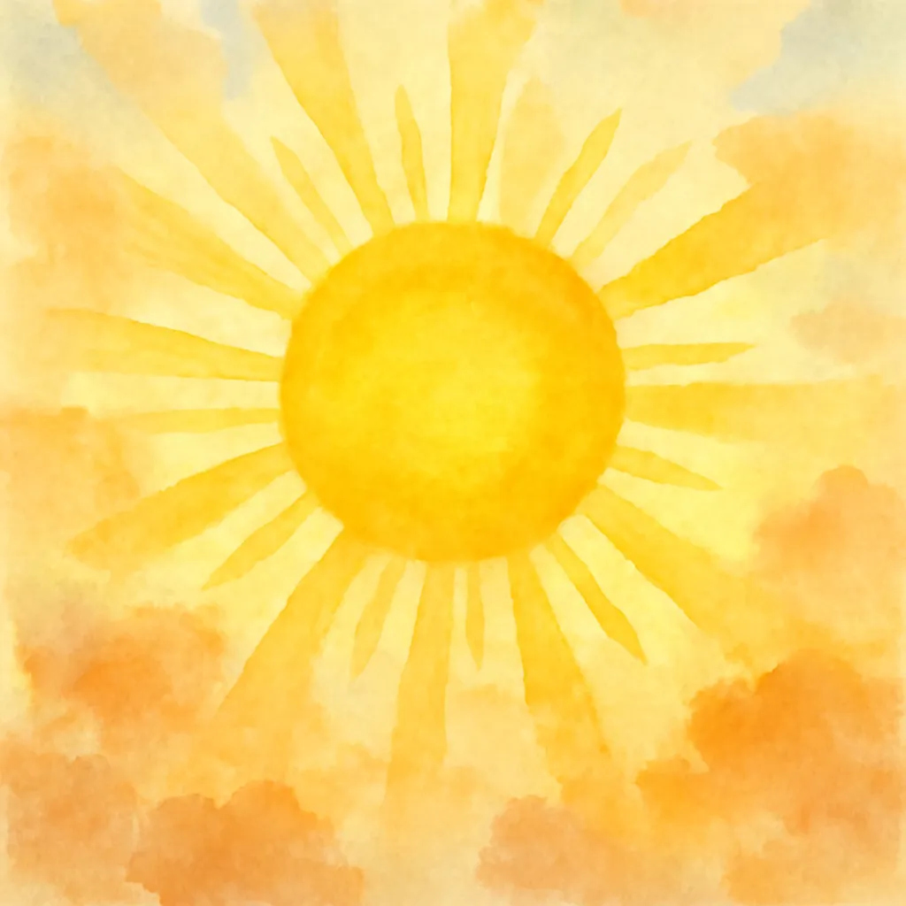 「陽」のイラスト