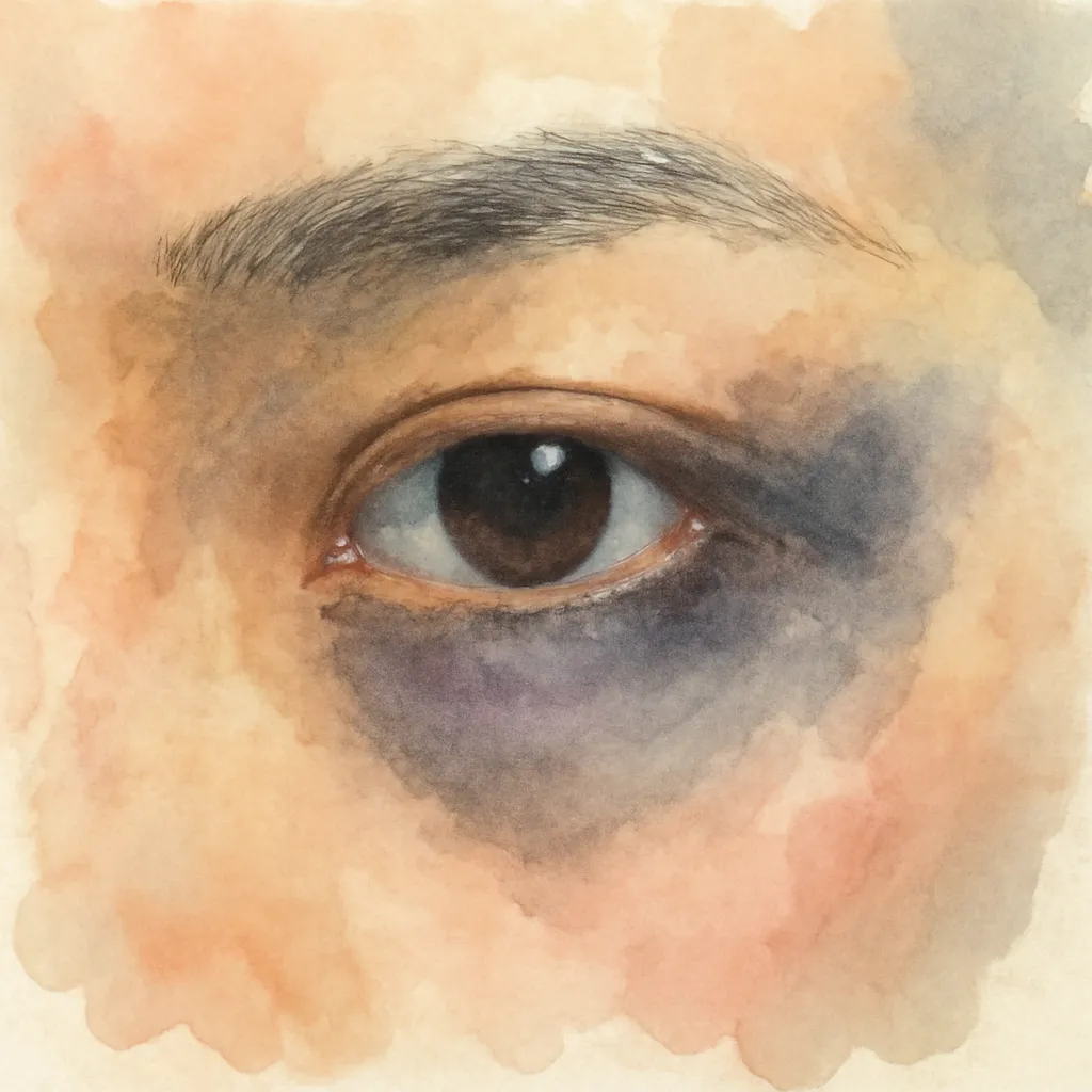 「隈」のイラスト