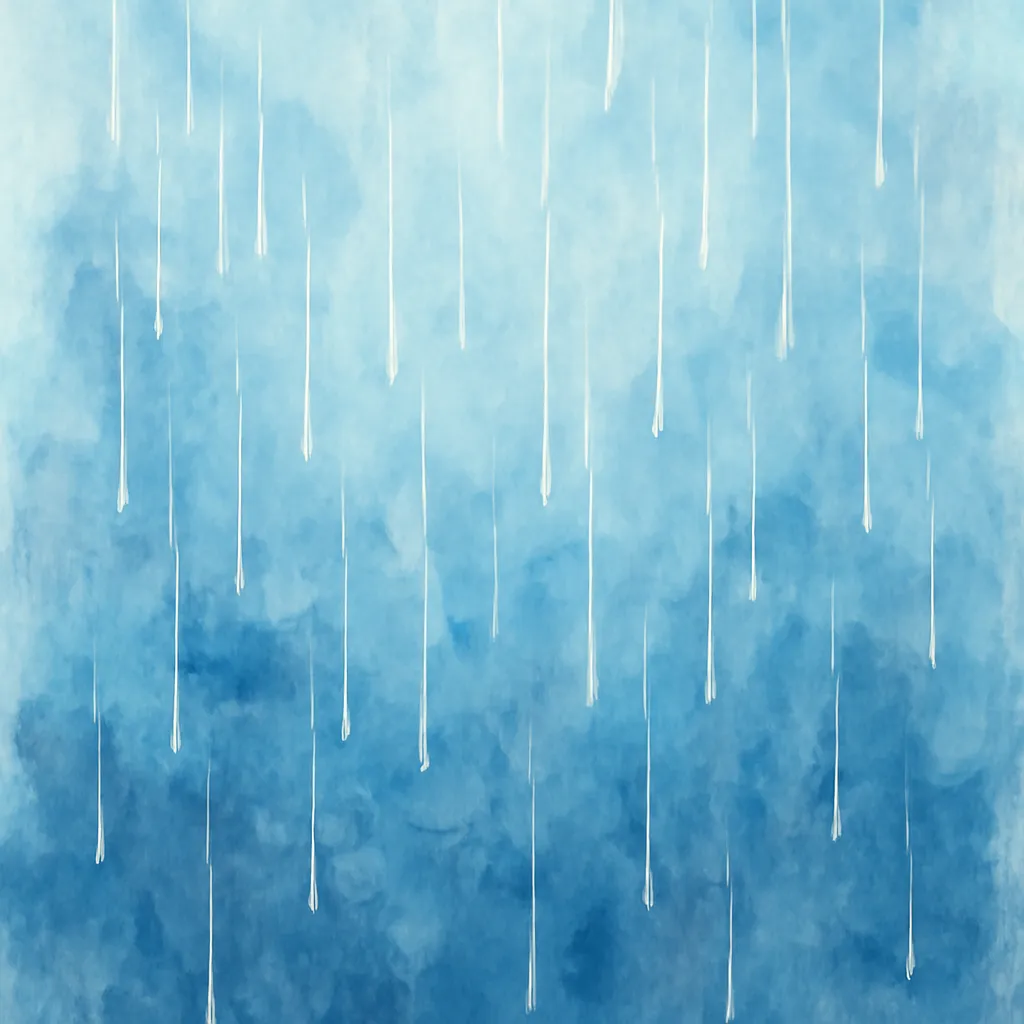 「雨」のイラスト