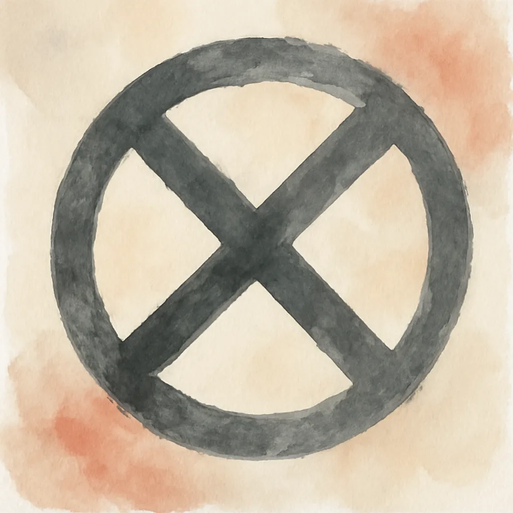 「非」のイラスト