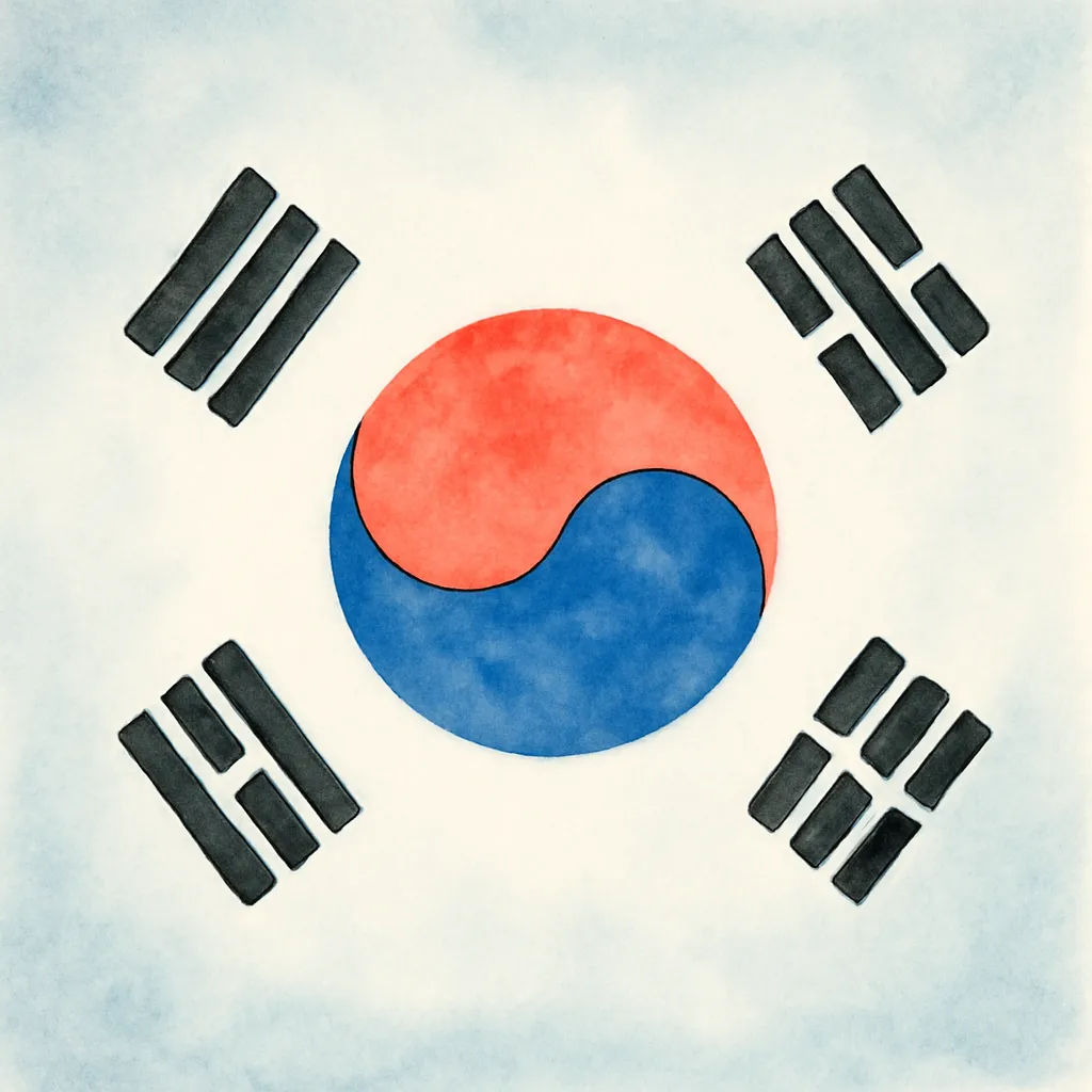 「韓」のイラスト