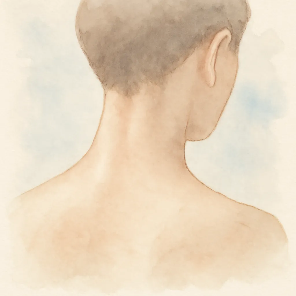 「頚」のイラスト