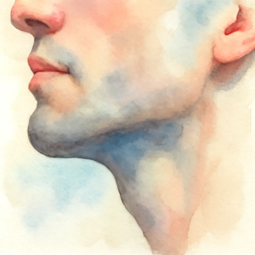 「顎」のイラスト