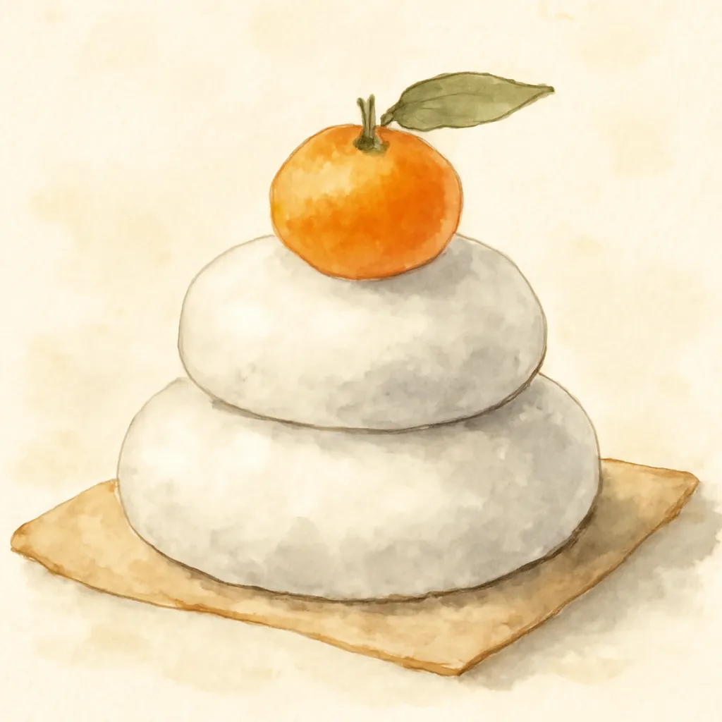 「餅」のイラスト