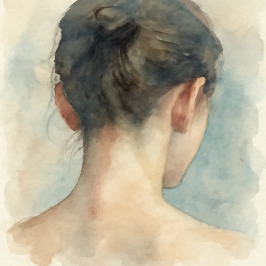 「首」のイラスト