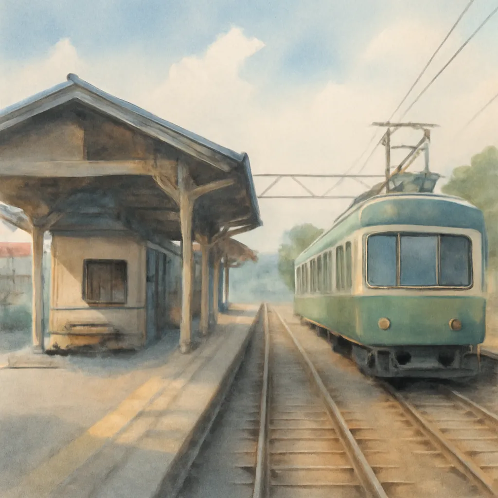 「駅」のイラスト