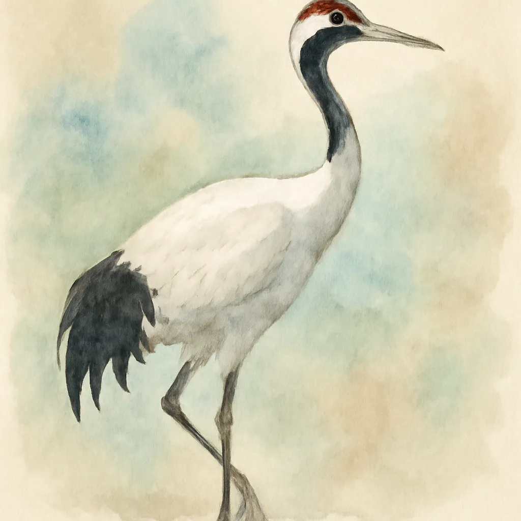 「鶴」のイラスト