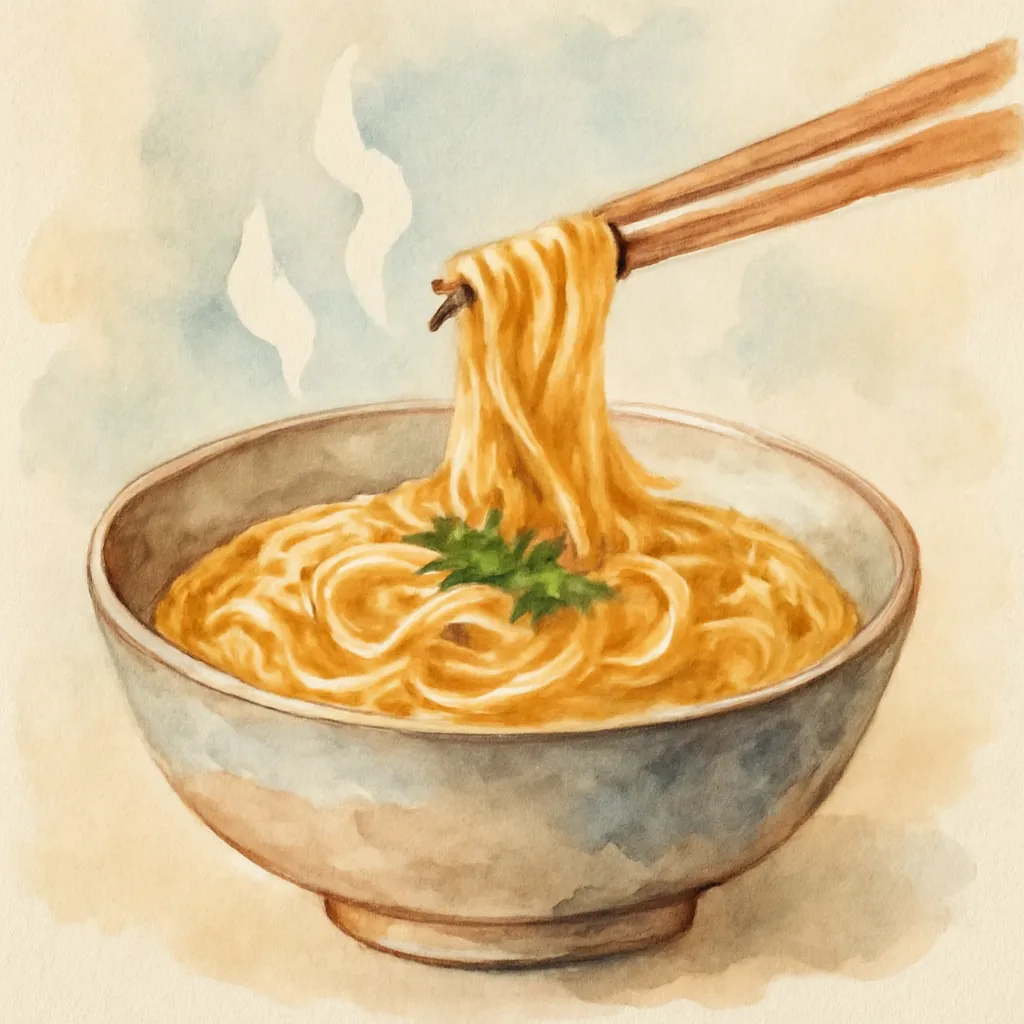 「麺」のイラスト