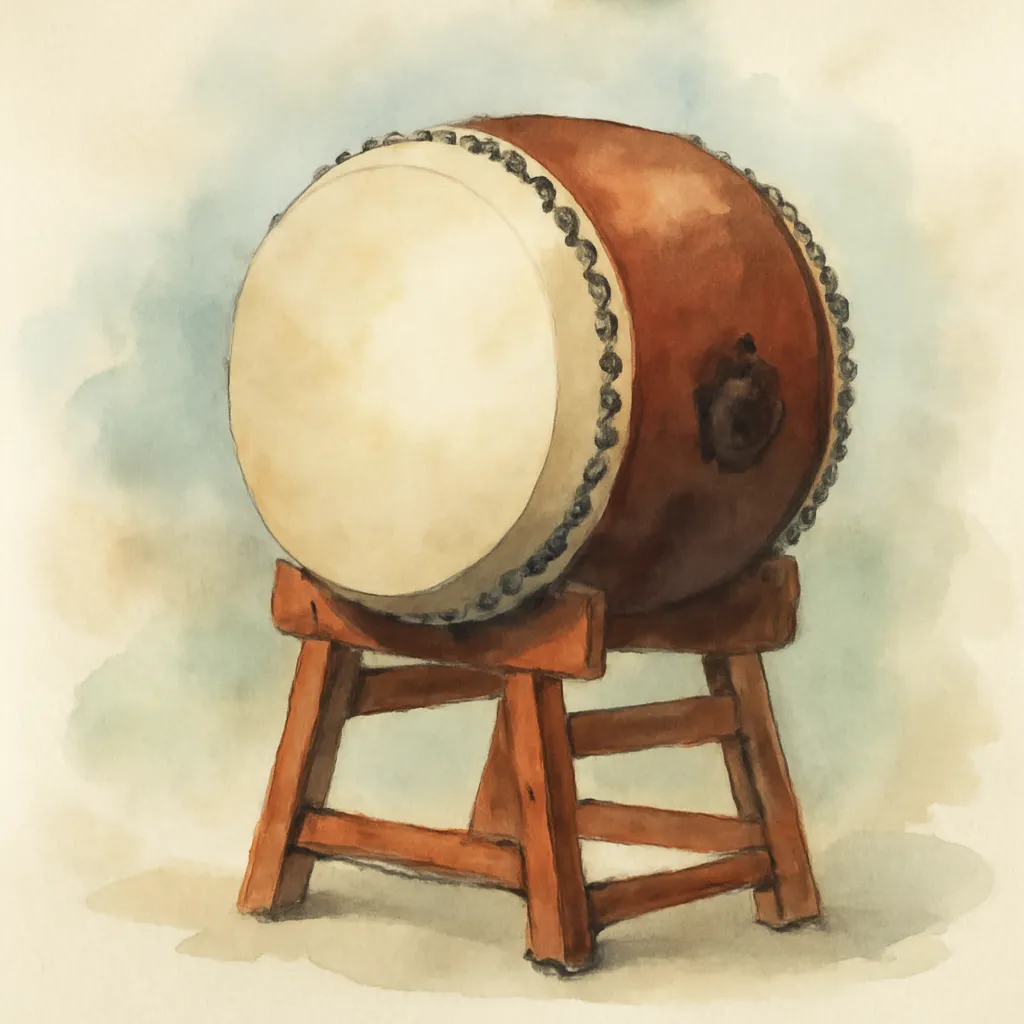 「鼓」のイラスト