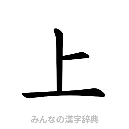 上（楷書体）