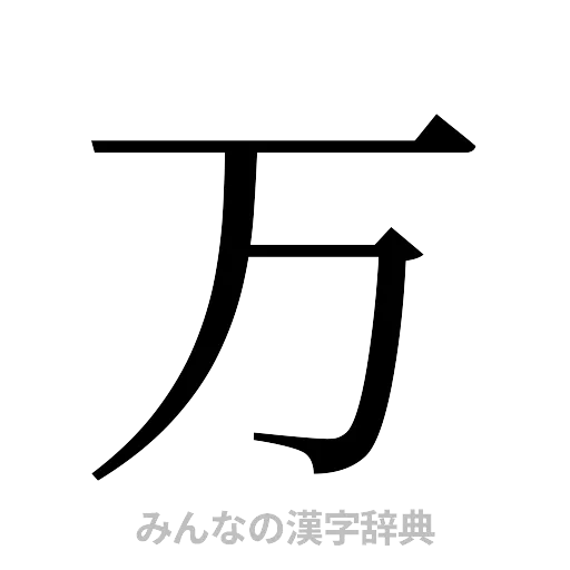 万（明朝体）