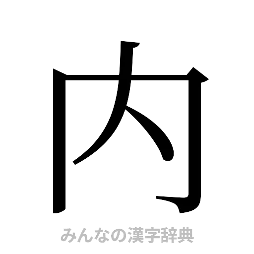内（明朝体）