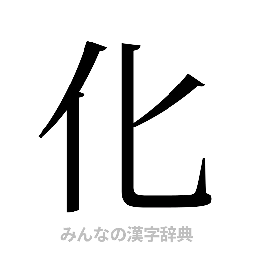 化（明朝体）