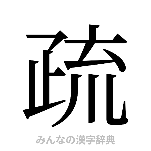 疏（明朝体）