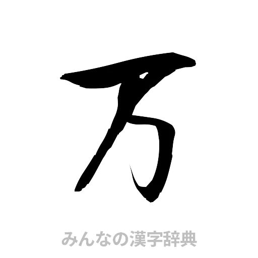 万（草書体/くずし字）