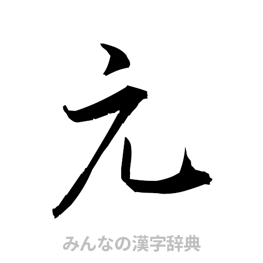 元（草書体/くずし字）
