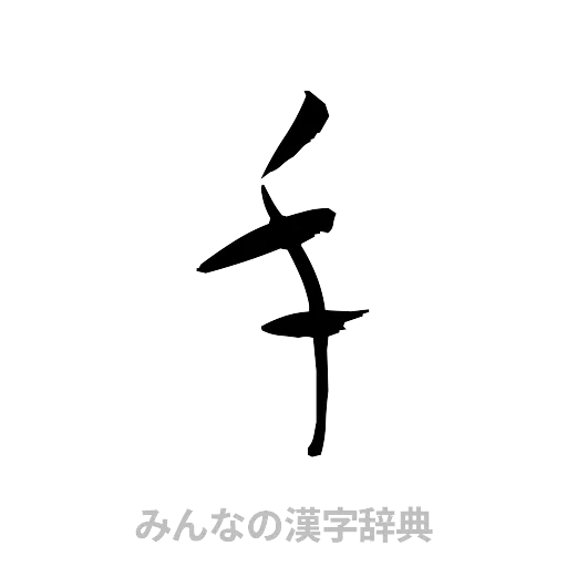 手（草書体/くずし字）