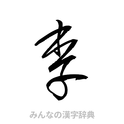 李（草書体/くずし字）