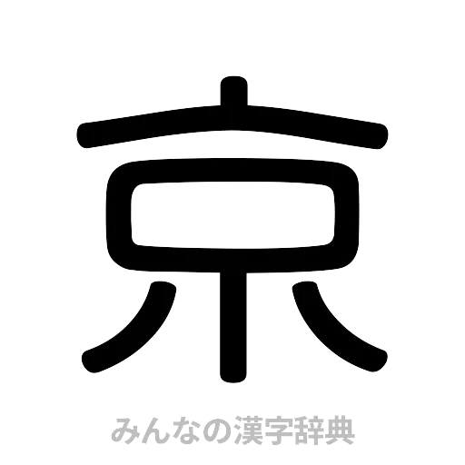 京（篆書体）