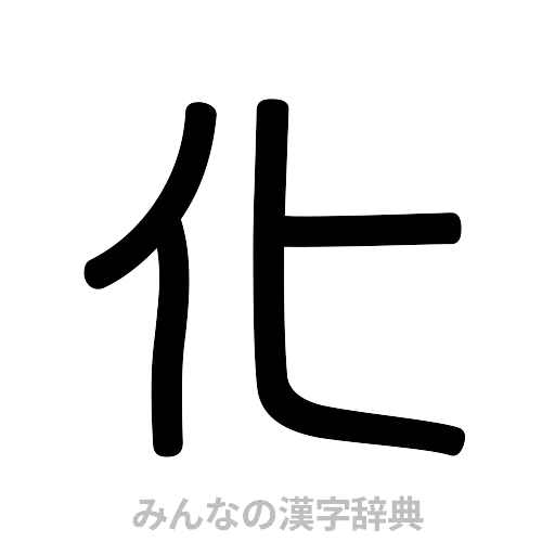 化（篆書体）