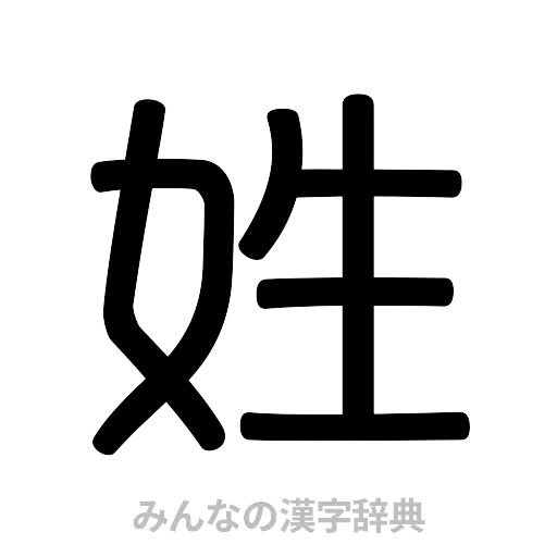 姓（篆書体）