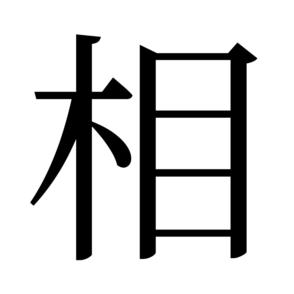 漢字「相」