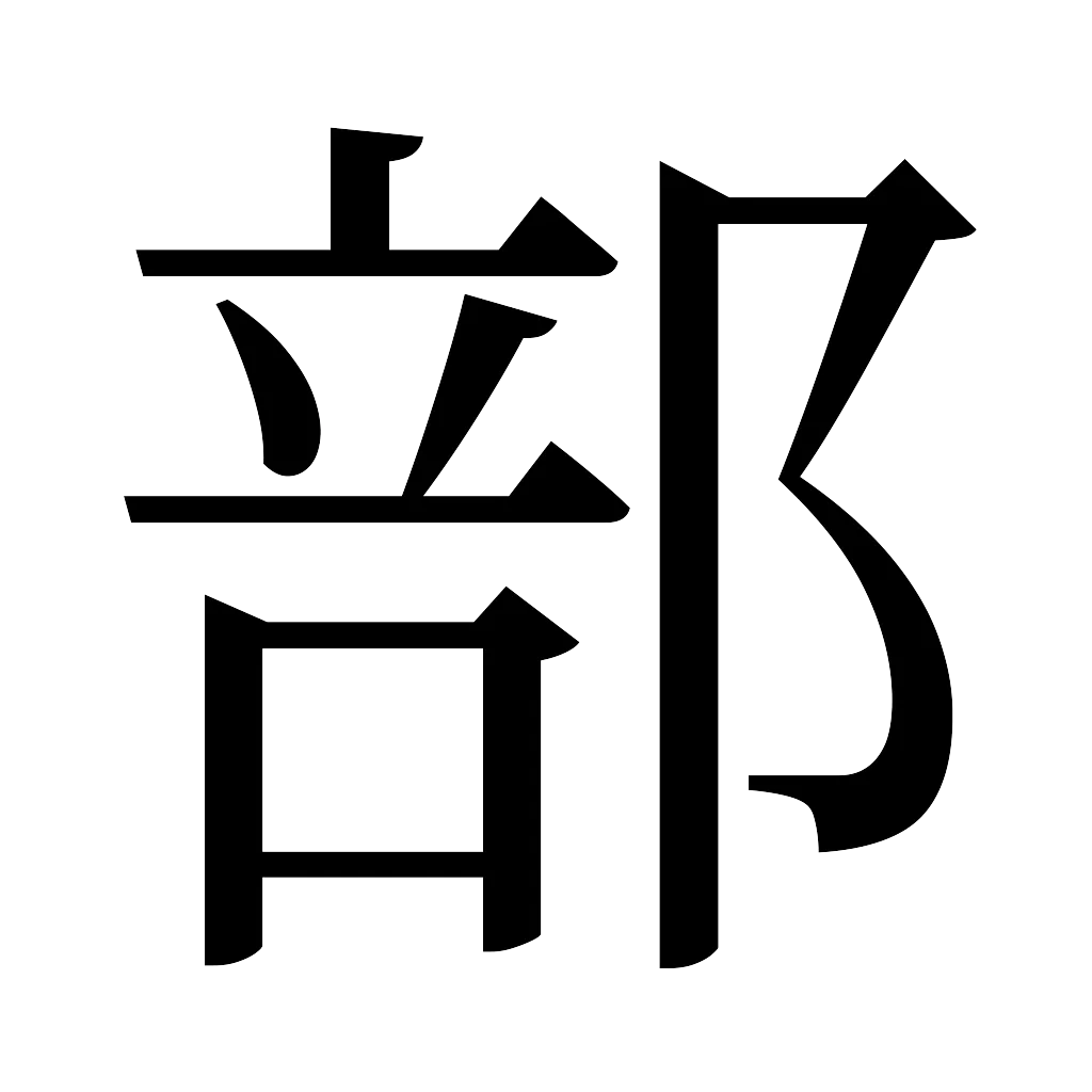 漢字「部」