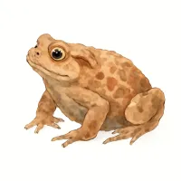 ヒキガエルのイラスト