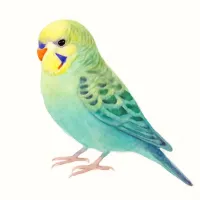 セキセイインコのイラスト
