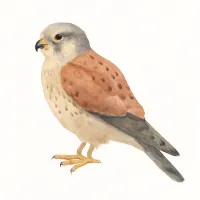チョウゲンボウのイラスト