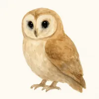 フクロウのイラスト