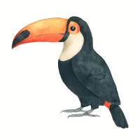 オニオオハシのイラスト
