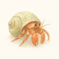 ヤドカリのイラスト