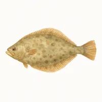 ヒラメのイラスト