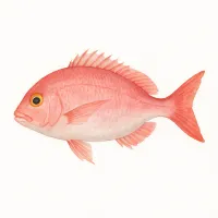 チダイのイラスト