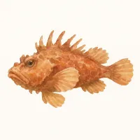 オニオコゼのイラスト