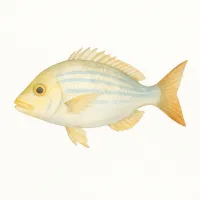 フエフキダイのイラスト