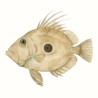 マトウダイのイラスト