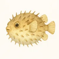 ハリセンボンのイラスト