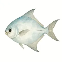 マナガツオのイラスト