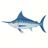マカジキのイラスト